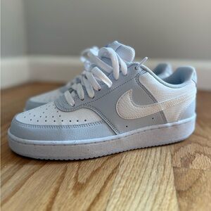 Nike White and Light Gray Sneakers